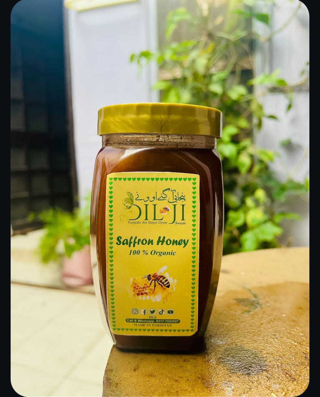 Saffron Infused Honey